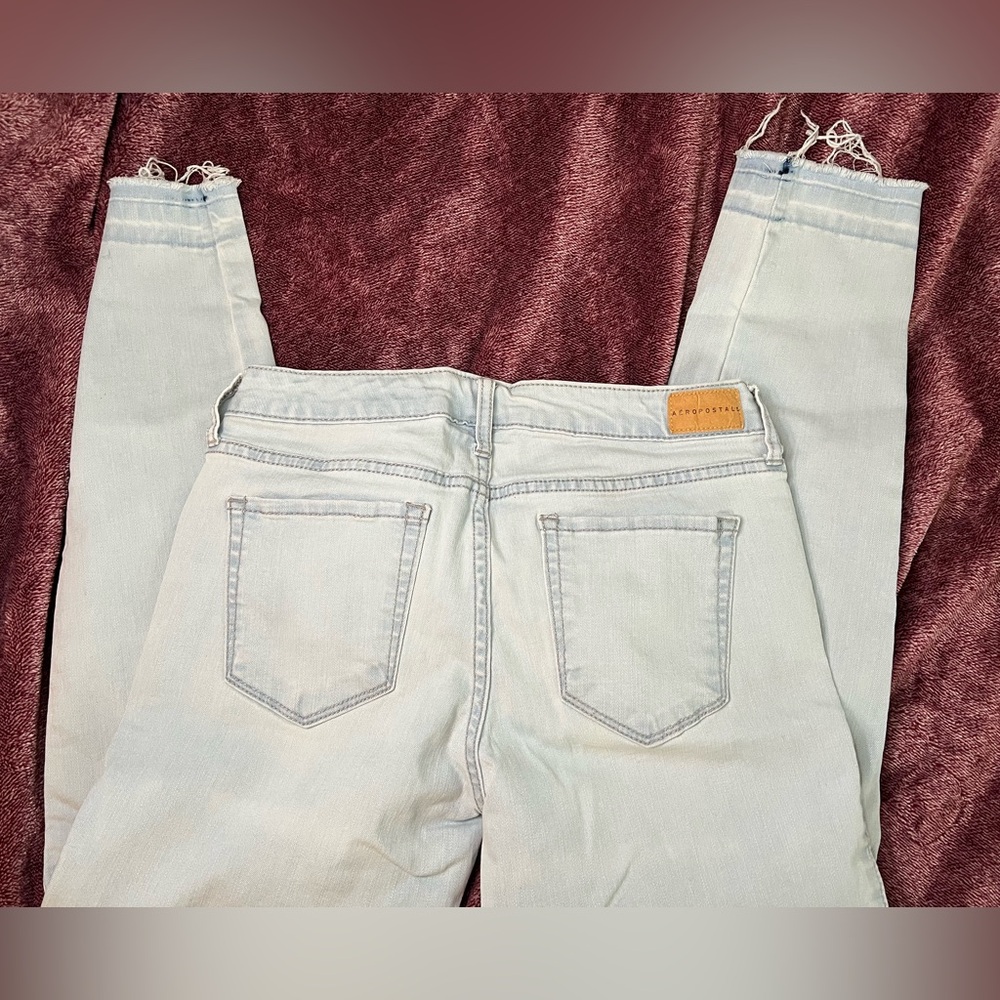 Light Blue Aeropostale Women's Jeans